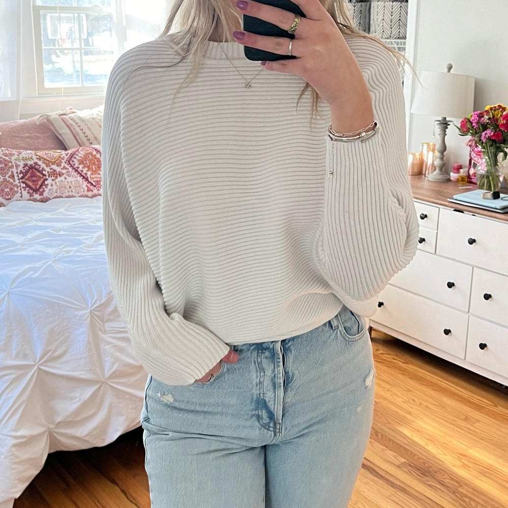 Dolman sleeve sweater